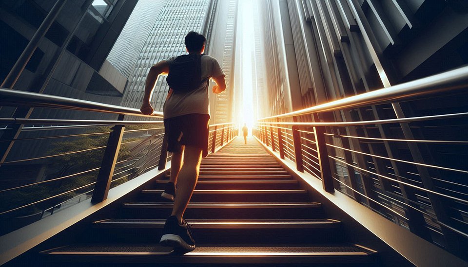 UEA study of 480,000 people finds stair climbing cuts heart death risk by 39% and all-cause death by 24%.