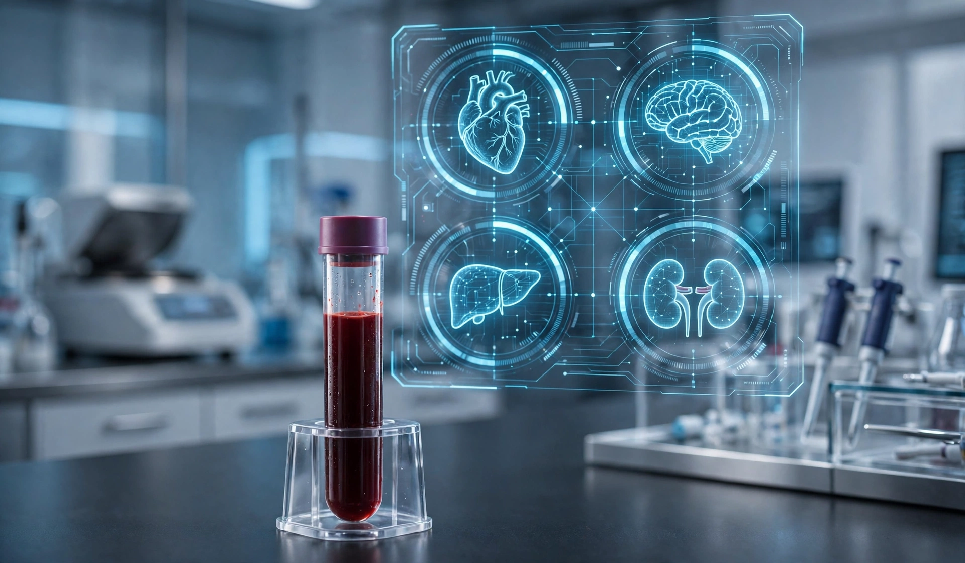 Nature Medicine study of 25,712 tissue images from 983 donors trains AI tissue clocks. Blood gene activity estimates organ age gaps, validated in stroke, Crohn's, Alzheimer's.