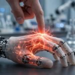 Chinese bioinspired sensor in Cyborg and Bionic Systems mimics nociception: haptic + pain-inspired pathways, memory sensitization, 86.4% brief, 90.9% prolonged discomfort detection.