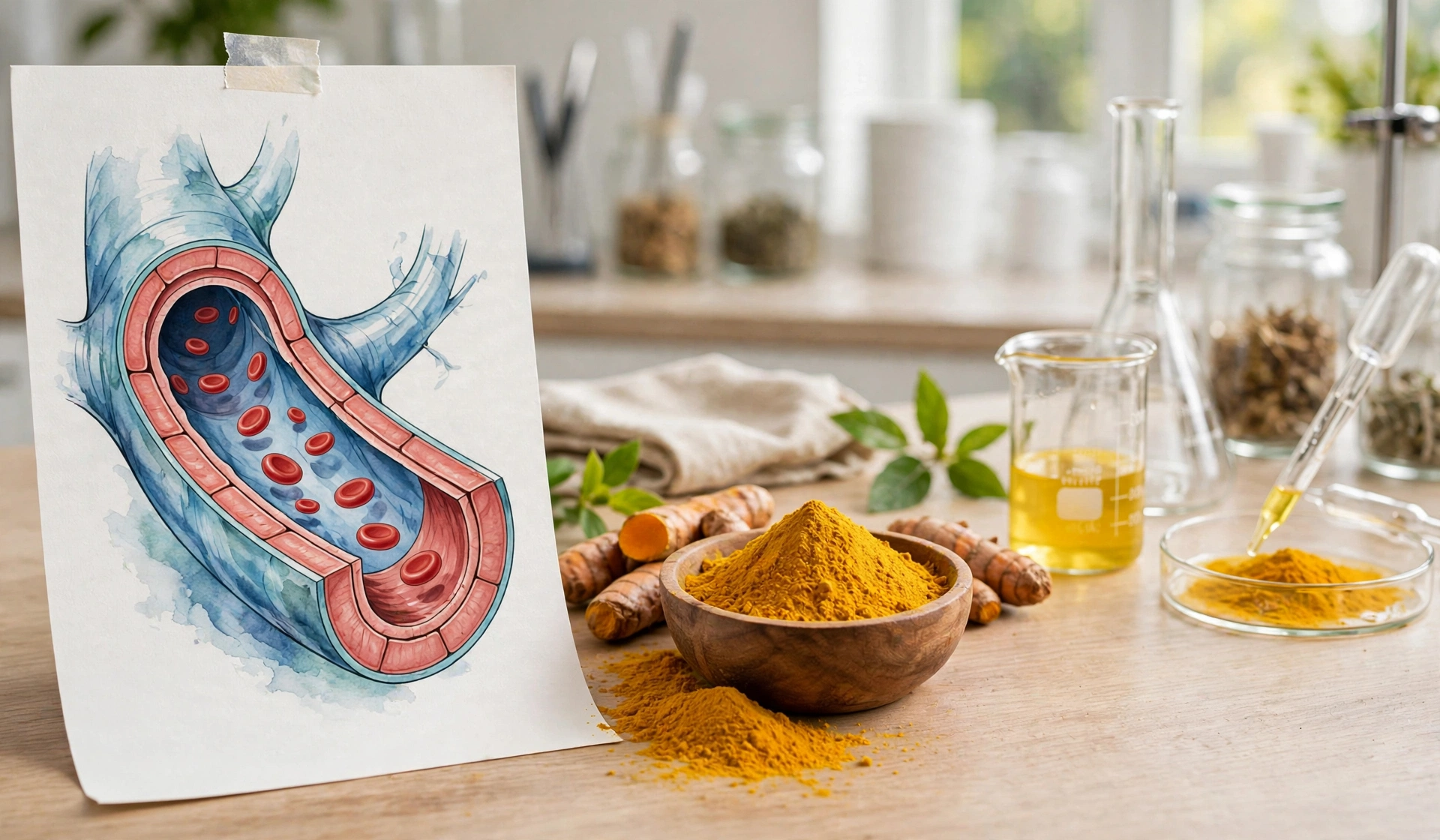New study at American Physiology Summit 2026 finds curcumin preserves aorta structure, lowers inflammation, restores calcium and HSP70 in Type 1 diabetes.
