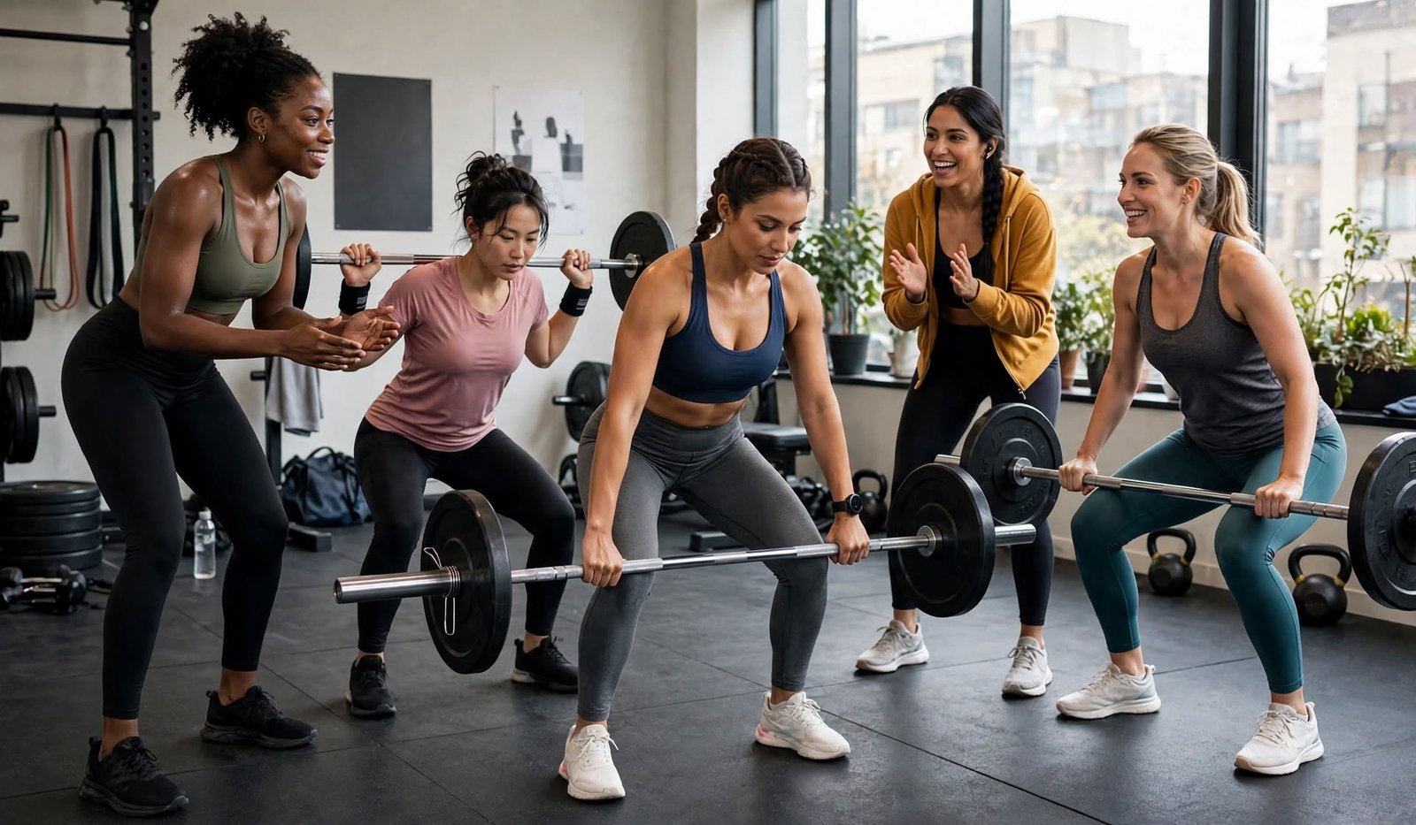 Strength training for women: AHA recommends twice weekly. Benefits include improved bone density, fat loss metabolism, heart health, mental health, joint protection, menopause relief, balance.