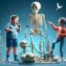 Persistent leg pain, limping, frequent falls, joint swelling, reduced activity may indicate bone problems, calcium vitamin D protein and physical activity essential for strong childhood bone development.