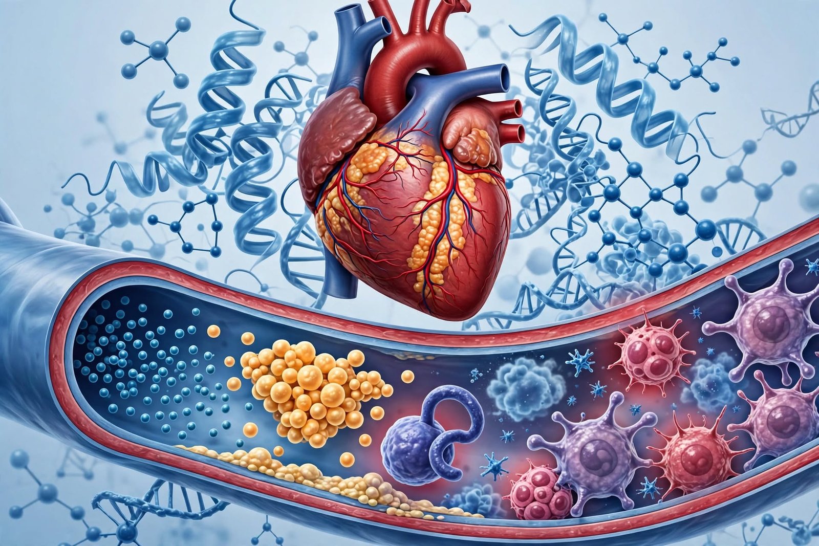 Chalmers University study finds triglyceride-rich lipoproteins and Lp(a) share inflammatory protein patterns, explaining remaining heart disease risk after LDL cholesterol is lowered.