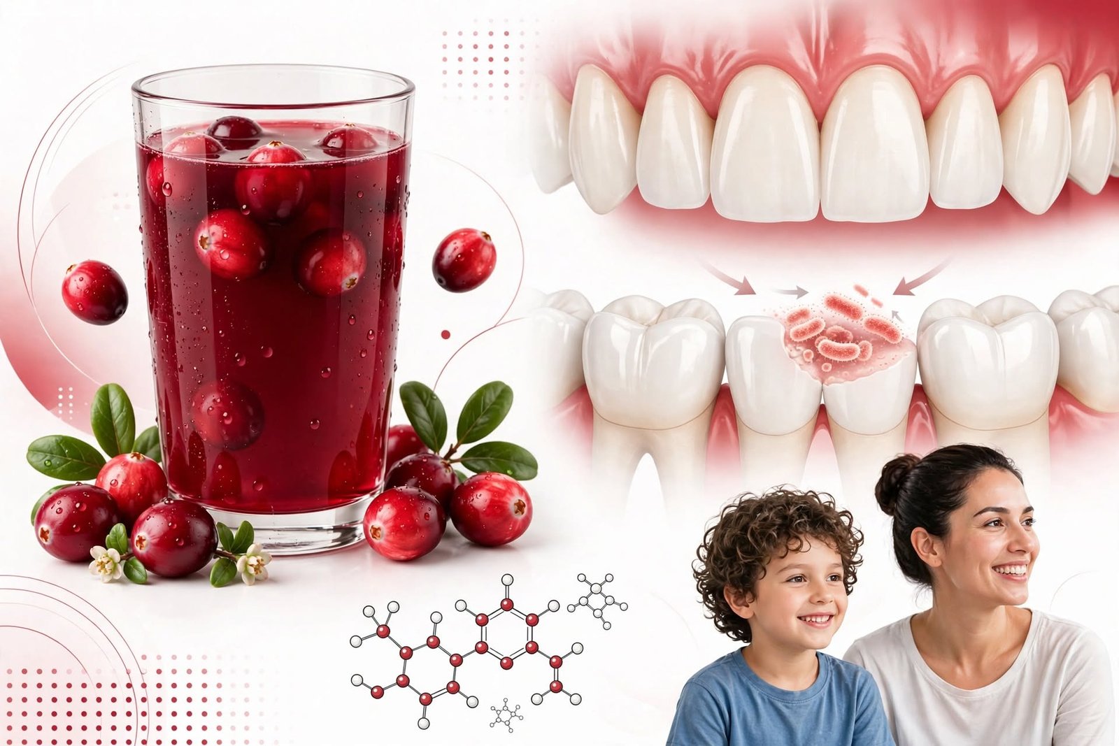 Cranberry Juice Slows Dental Plaque and Acid