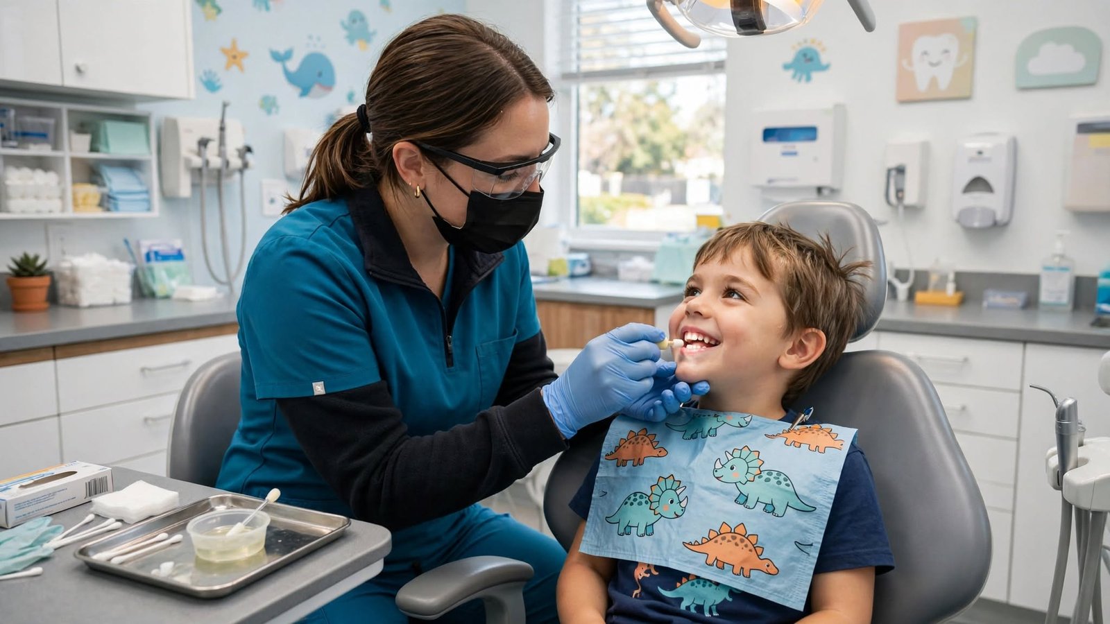 Major clinical trial confirms simple liquid painted onto teeth in seconds stops cavities without drilling injections or anesthesia rapidly significantly consistently effectively actively.